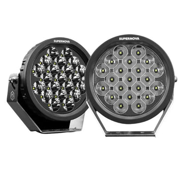 Supernova Intense 7 Inch Driving Light Pair - Brixton 4x4 - Buy Online Now!